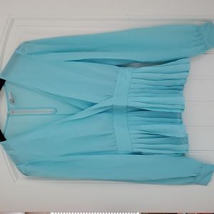 Forever 21 Exclusive Women Chiffon Blouse Shabby Chic Spring Summer